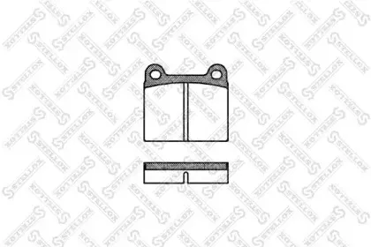 Комплект тормозных колодок, дисковый тормоз STELLOX купить